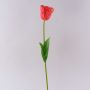 Fleur en plastique Tulipe perroquet PETSCHORA, orange, 65cm