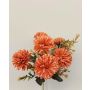 Dahlia décoratif SALAMITUS sur piquet, orange, 30cm