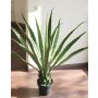 Agave furcraea gigantea artificiel CHERIE, vert-gris, 80cm