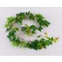Guirlande de vigne vierge à trois pointes artificielle ZANTI, vert-marron, 150 cm