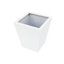 Pot ORNELLO, blanc, 50x45x45cm