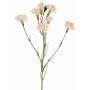 Branche de fleurs artificielles œillet PIARA, rose pâle, 60cm, Ø3-5cm