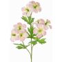 Plante artificielle : branche de géranium ZEDENA, rose-crème, 70 cm, Ø 6 cm