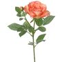 Fleur artificielle rose WAIOLA, couleur pêche, 65 cm, Ø 11 cm
