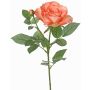 Fleur artificielle rose WAIOLA, couleur pêche, 65cm, Ø11cm