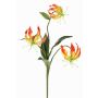 Fleur décorative Gloriosa XELA, orange-jaune, 50 cm, Ø 4-7 cm
