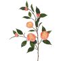 Branche de camélia artificielle YARINA avec fleurs, rose-crème, 75 cm