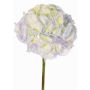 Hortensia artificiel LIRLAFY, bleu clair et crème, 65 cm, Ø 20 cm