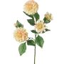 Branche décorative de dahlia artificiel QUINKA, rose crème, 70 cm