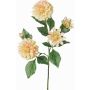 Branche décorative de dahlia artificiel QUINKA, crème-rose, 70cm
