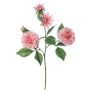 Branche décorative de dahlia artificiel QUINKA, rose, 70 cm