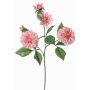 Branche décorative de dahlia artificiel QUINKA, rose, 70cm