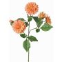 Branche décorative de dahlia artificiel QUINKA, couleur pêche, 70cm