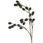 Branche décorative de mûre URUMA avec fruits, noire, 90 cm