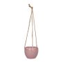 Pot suspendu Dolomit DOMINGOS, rose, 10/65 cm, Ø 13 cm