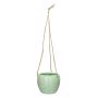Pot suspendu Dolomit DOMINGOS, menthe, 10/65 cm, Ø 13 cm