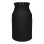 Vase à fleurs LUNARA en verre, noir-mat, 21cm, Ø12cm