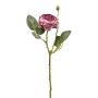 Fleur artificielle Rose-chou VOMTE, aspect sec, mauve, 45cm