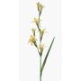 Fleur artificielle : glaïeul GROWEL, jaune, 105 cm