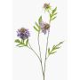 Branche artificielle Scabiosa RUXTER, violette, 60 cm, Ø 6-8 cm