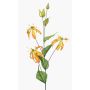 Branche artificielle de gloriosa KEXROL, jaune-orange, 105 cm