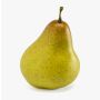 Fruit artificiel Poire KAMALA, vert-brun, 8cm
