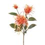 Branche décorative Chrysanthème MIRANE, orange, 70cm
