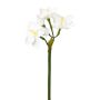 Fleur artificielle, jonquille VLAMOR, blanche, 40 cm