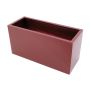 Cache-pot ALANO, rouge, 50x100x40cm