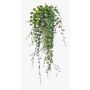 Plante suspendue artificielle « pluie d'argent » KEMMO sur tige, fleurs, crossdoor, violet, 60 cm