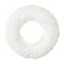 Couronne décorative Cristaux de glace VIKRA, givré, blanc, Ø35cm