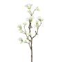 Branche décorative de fleurs des sept fils du Zhejiang GRIMKO, blanc, 50cm