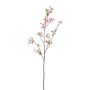 Branche artificielle de fleurs de poirier DROKLE avec des fleurs, rose, 110cm