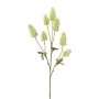 Branche artificielle de trèfle blanc TREVLA avec des fleurs, vert, 55cm