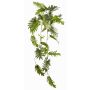 Plante suspendue artificielle Philodendron selloum SNALVI sur tige, 90 cm