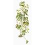 Plante suspendue artificielle Scindapsus NAVIRT sur tige, vert et blanc, 90 cm