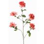 Branche de rhododendron artificielle MALISSA, corail, 120 cm