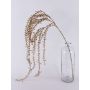 Branche artificielle de Rhipsalis HASAN, paillettes, or, 120cm