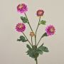 Chrysanthème artificiel RYON, lilas, 70cm, Ø3-5cm