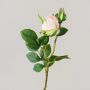 Rose artificielle RENESMEE, rose pâle, 45cm, Ø6cm