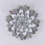 Fleur de camélia artificielle STEINKA, gris, Ø40cm