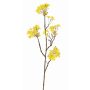 Branche d'érable artificielle ALHENA avec fleurs, jaune, 70cm
