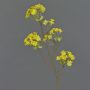 Branche d'érable artificielle ALHENA avec fleurs, jaune, 70cm