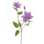 Clématite artificielle DORAN, lilas, 75cm, Ø11-13cm