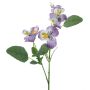 Branche décorative Pensée SIREL, lilas-jaune, 65cm