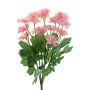 Marguerite artificielle LATTIE sur piquet, rose, 40cm