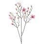 Branche décorative Magnolia NELKA, fuchsia-blanc, 125cm