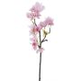 Branche de fleurs de poirier en tissu REWON, rose, 40cm