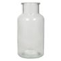 Bouteille décorative en verre LORRIE, transparente, 16 cm, Ø 8,5 cm