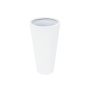 Pot LEOPOLDO, blanc, 69cm, Ø39cm